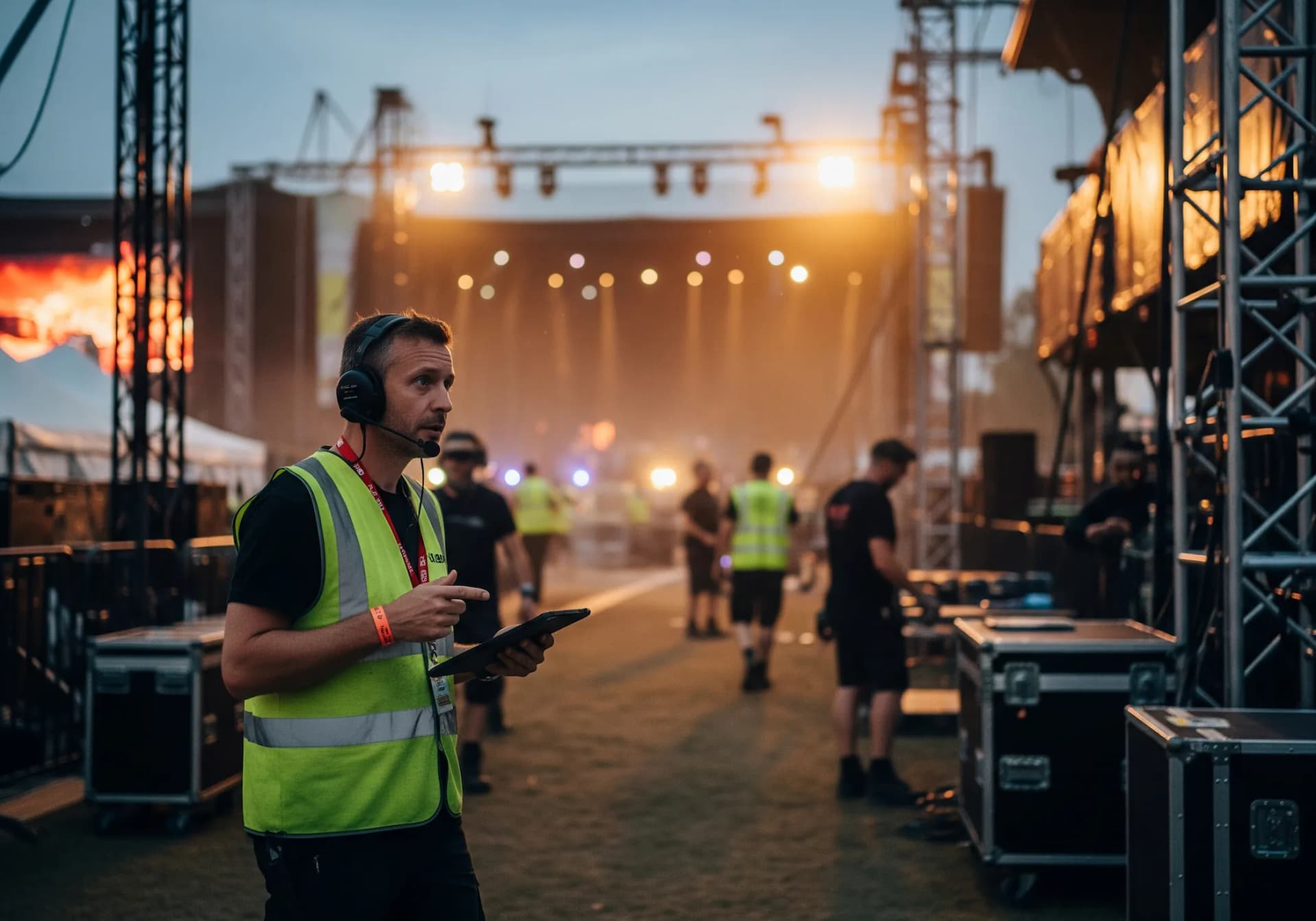 Gestión de personal en festivales